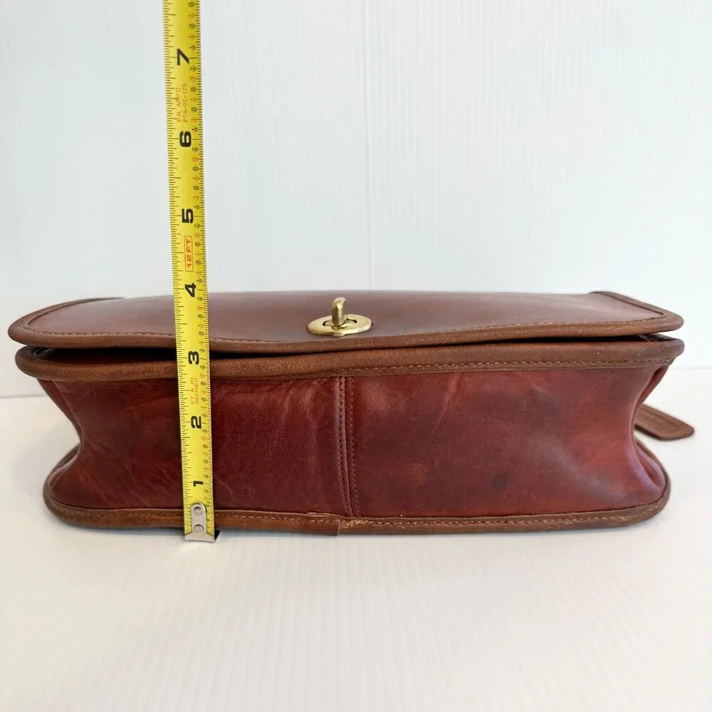 Vintage COACH Convertible Clutch Bag New York City British Tan 70/80s - Picture 6 of 16